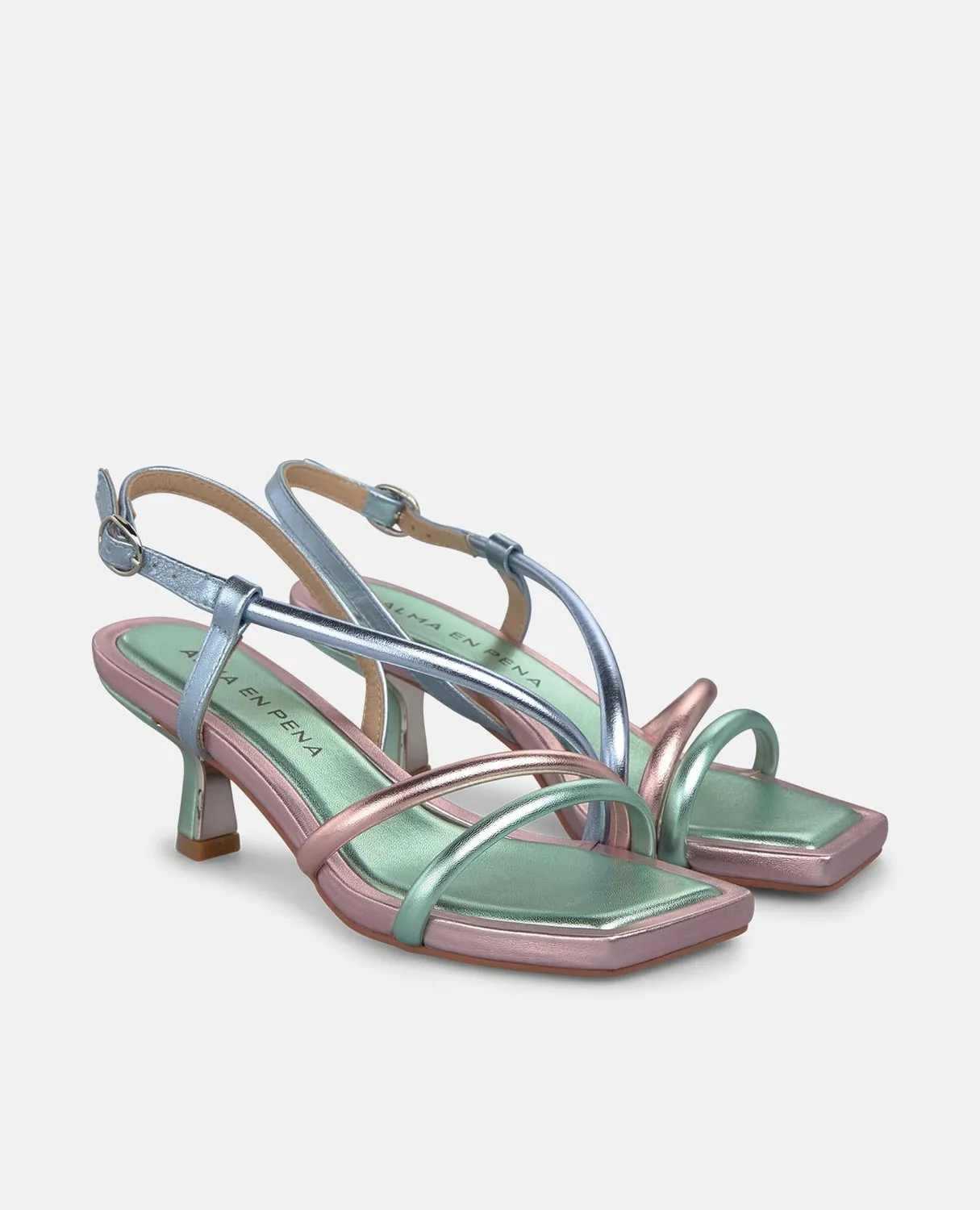 Alma en Pena V265007 sandales multicolore talon 5,5 cm