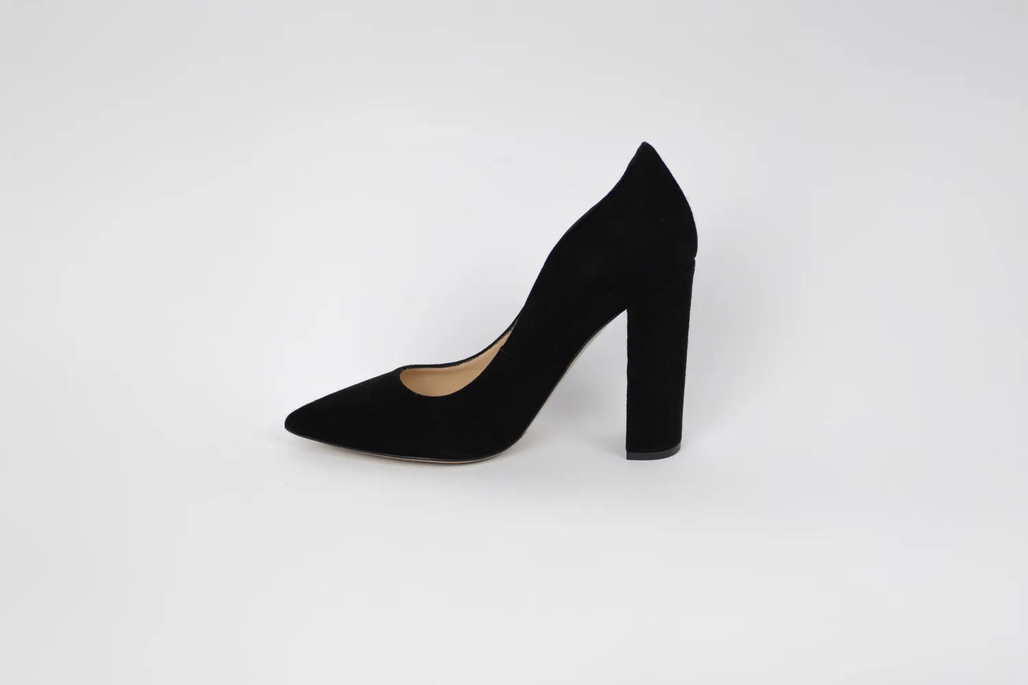 Matteo Pitti escarpin daim noir 10,5 cm
