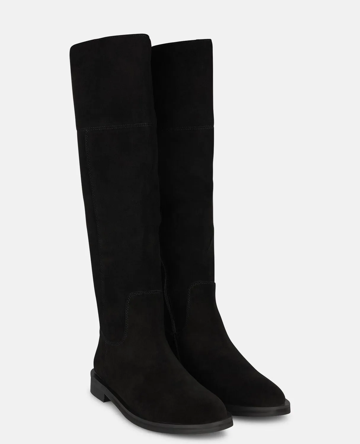 Alma en Pena I260910C bottes noir daim plates 3 cm