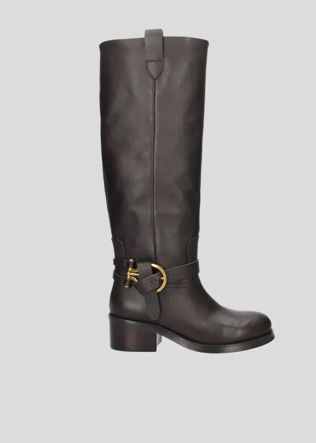 Lola Cruz Seira Boots 50 bottines chocolat talon 5 cm