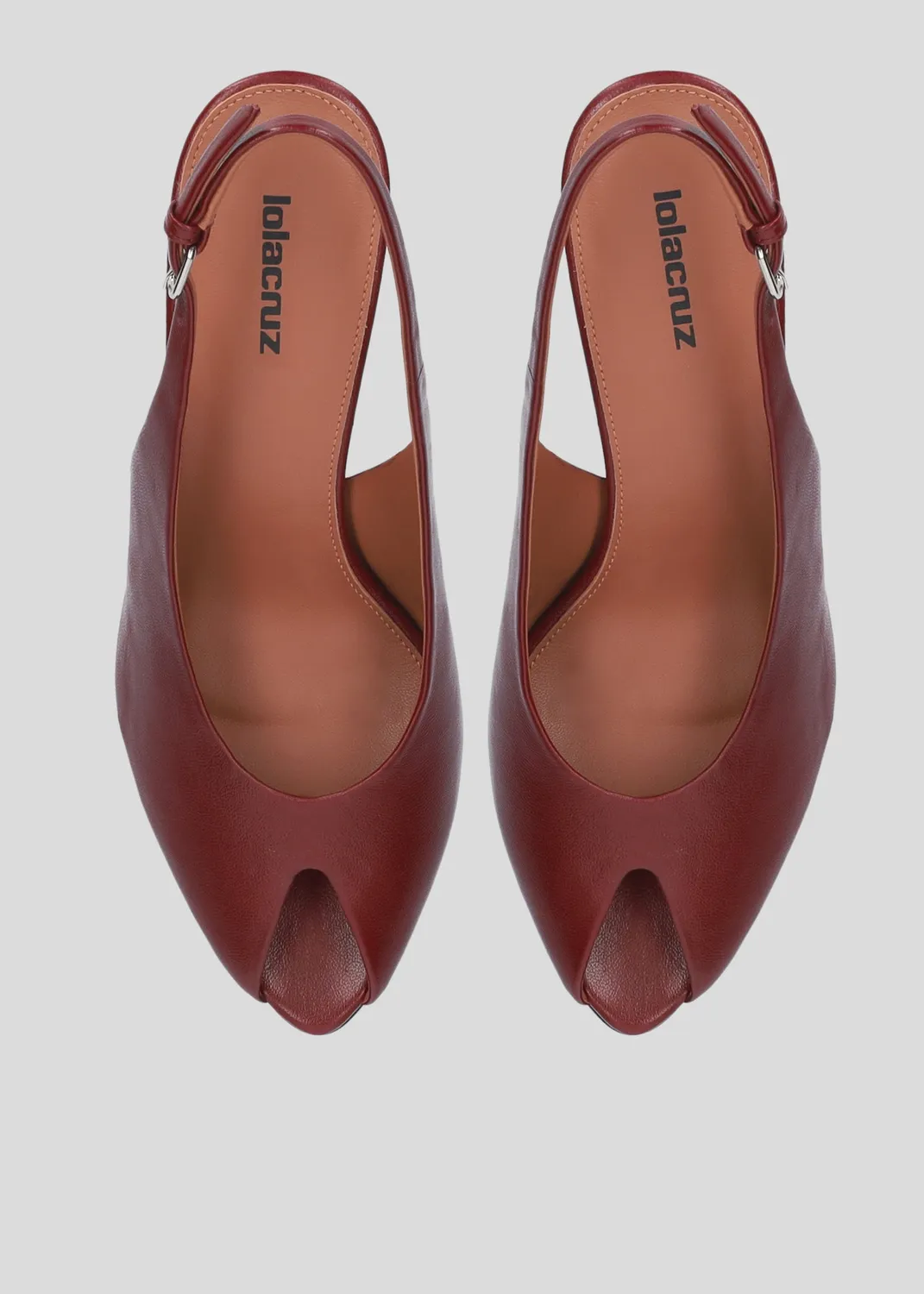 Lola Cruz Gabriette Pump 70 escarpins bordeaux