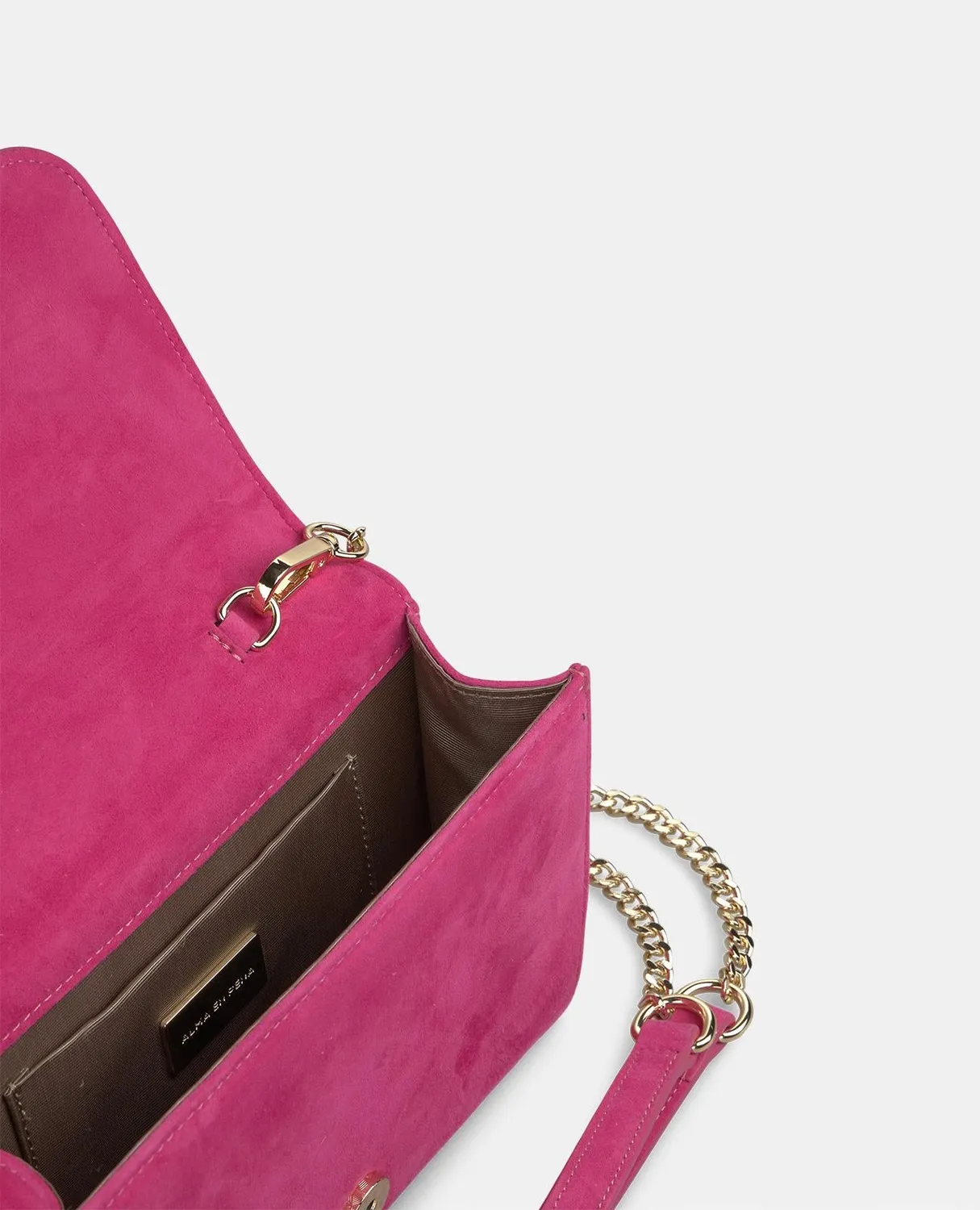 Alma en Pena V25BG5041 sac bandoulière fuchsia bijou