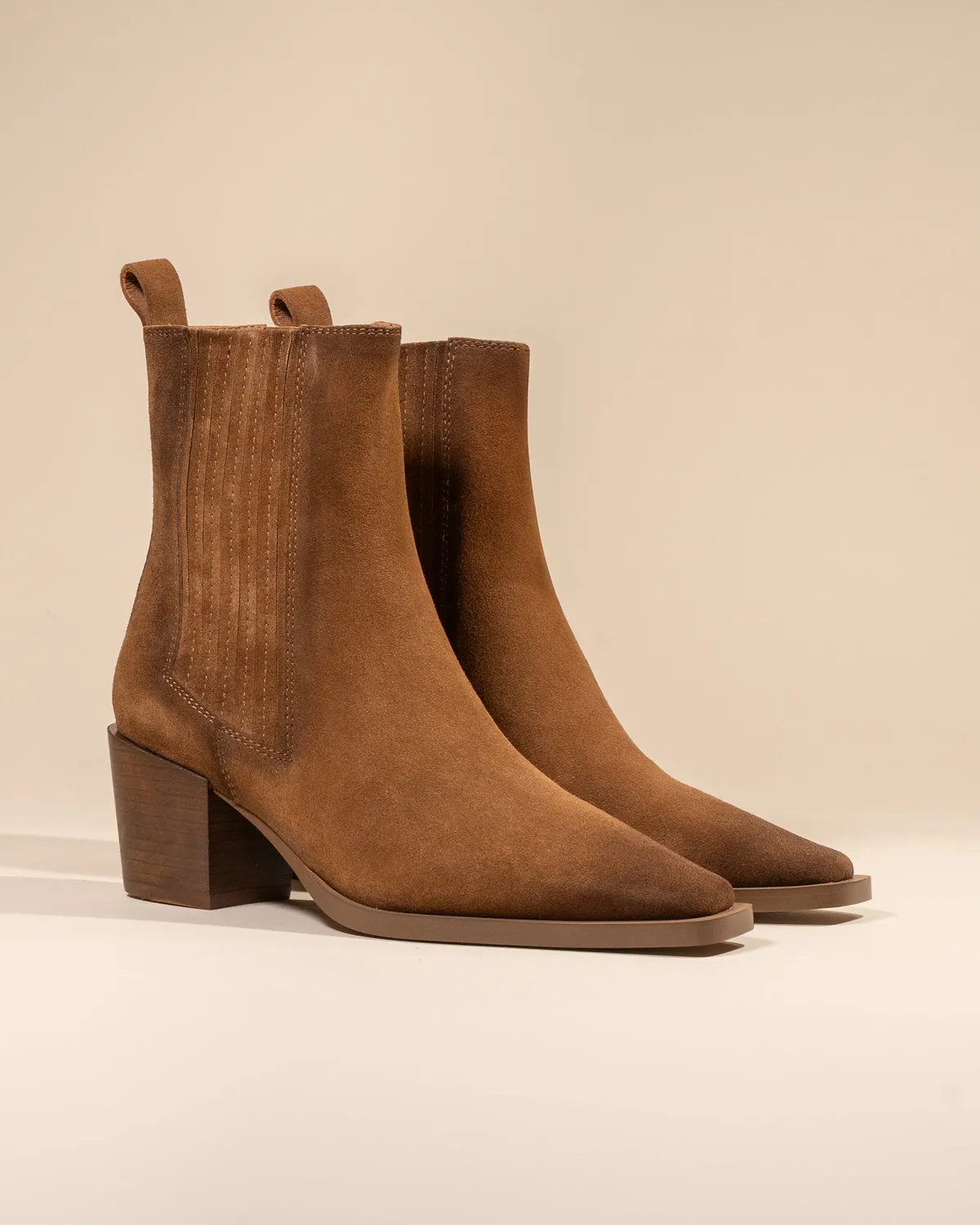 Mi/Mai Jane II Brown bottines daim marron