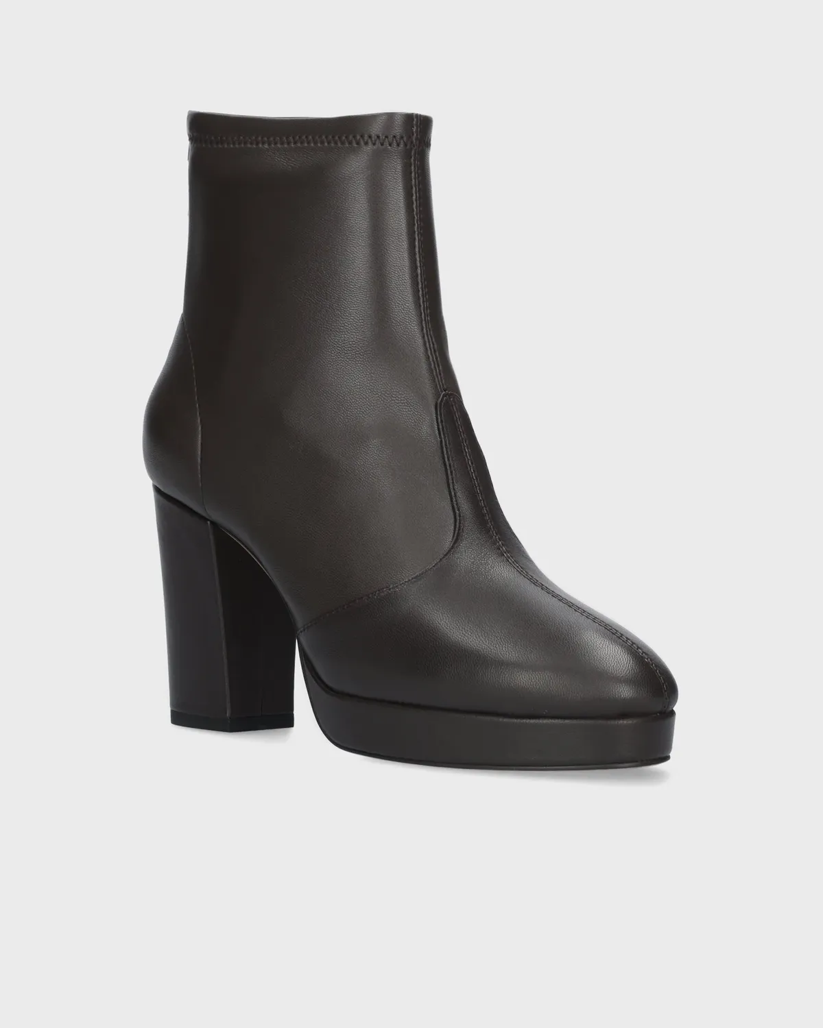 Lola Cruz Mina bottines marron cuir pointure exacte