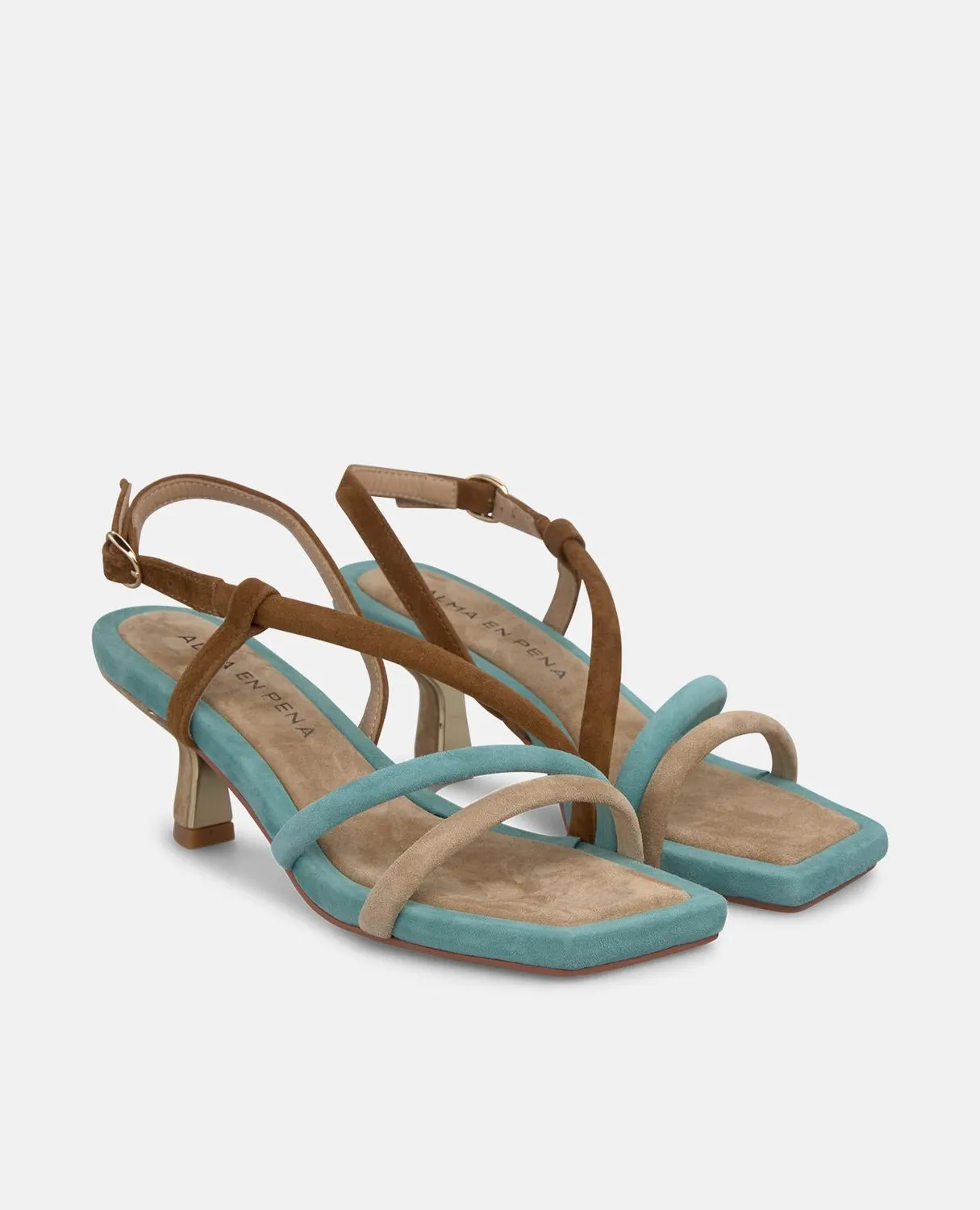Alma en Pena V265007 sandales multicolore talon 5,5 cm