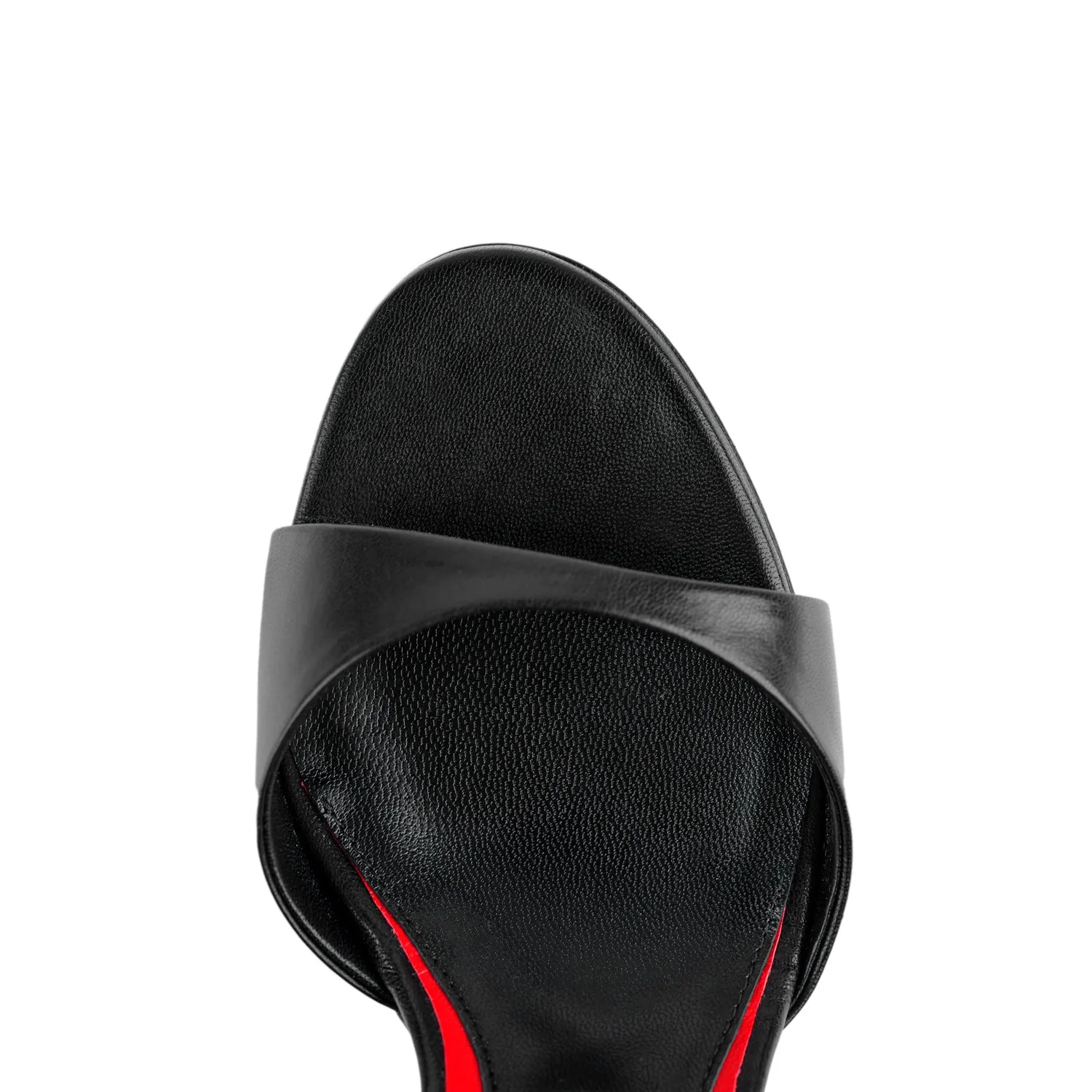 Maison Ernest Lidylle 85 mules noir cuir mat