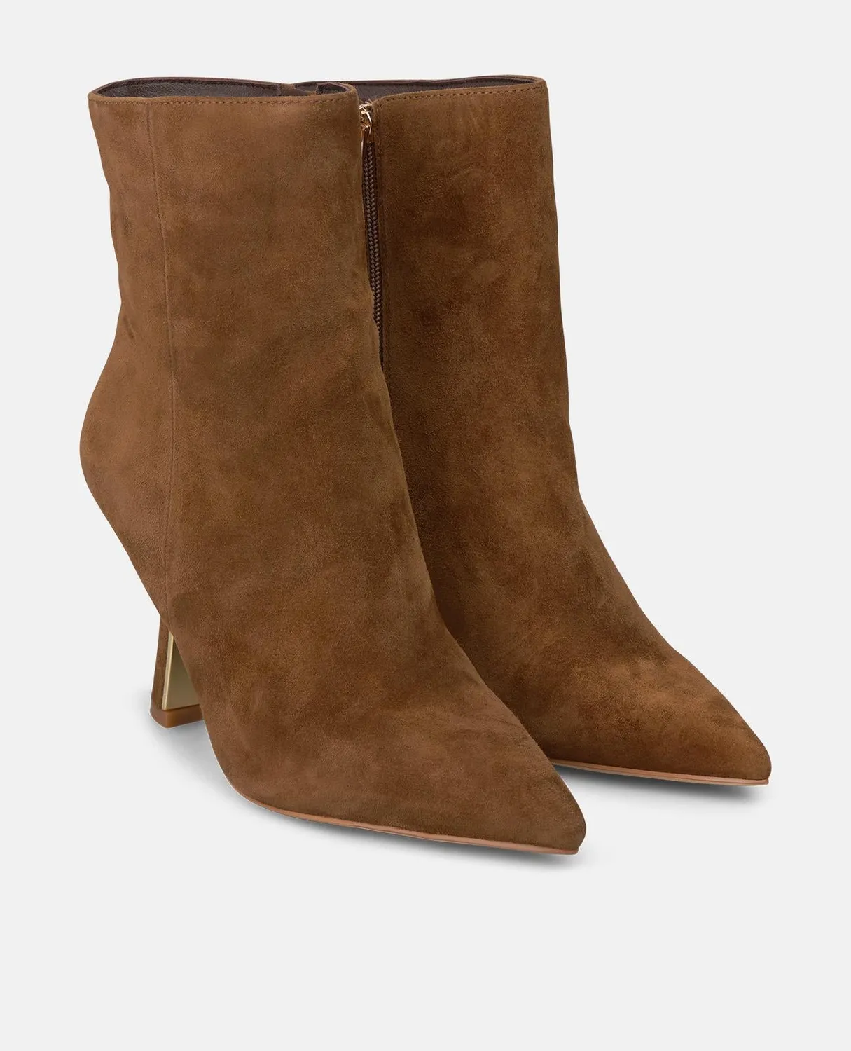 Alma en Pena I260401 bottines daim camel talon 8,5 cm