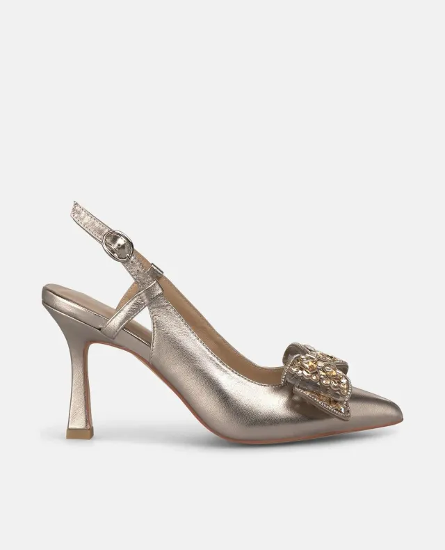 Alma en Pena V250624 escarpins bronze talon aiguille 9 cm