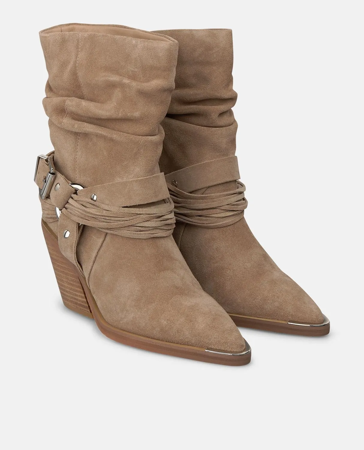 Alma en Pena I260719 bottines ante taupe 8 cm