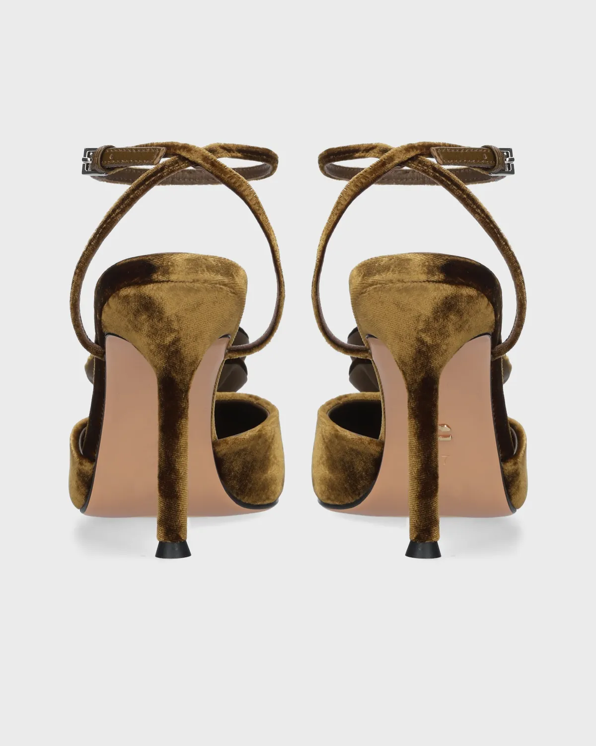 Lola Cruz Fiorella 95 escarpins ocre cuir 9,5 cm