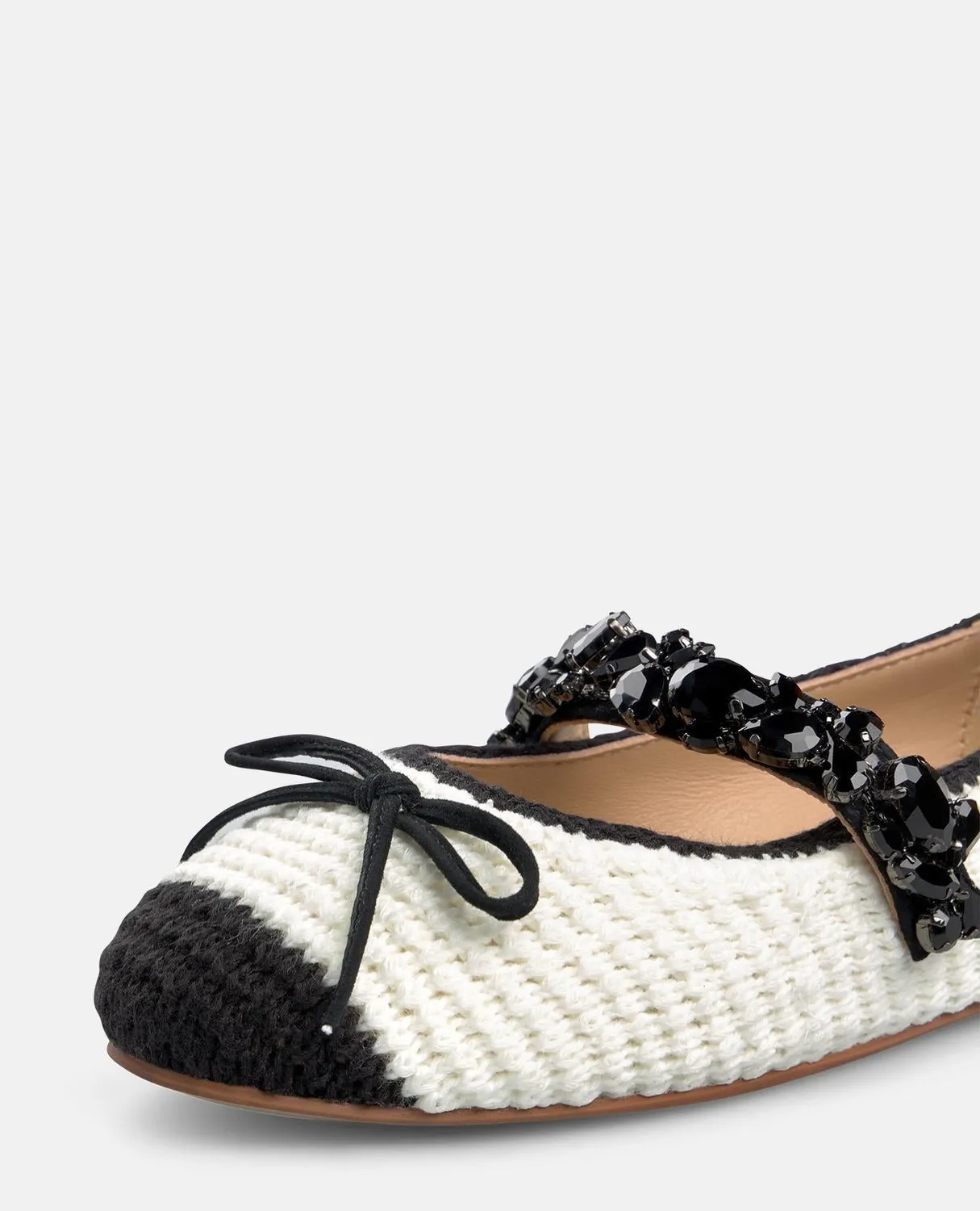 Alma en Pena V250533 ballerines blanches crochet strass