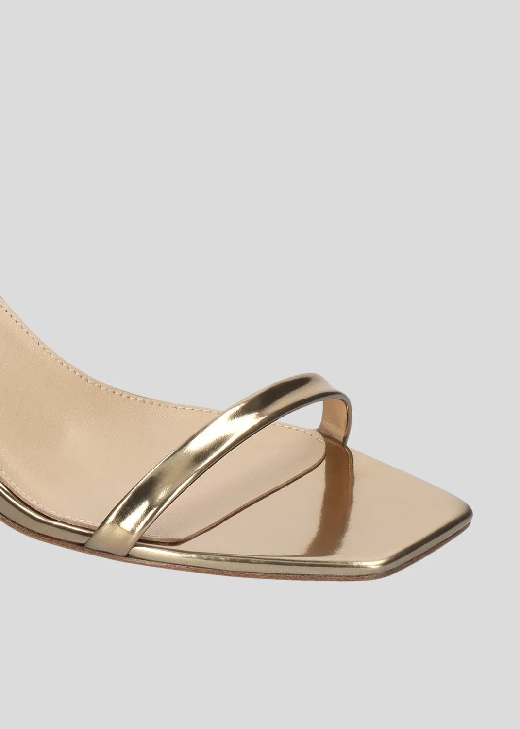Lola Cruz Cecile 65 sandales or talon 6,5 cm