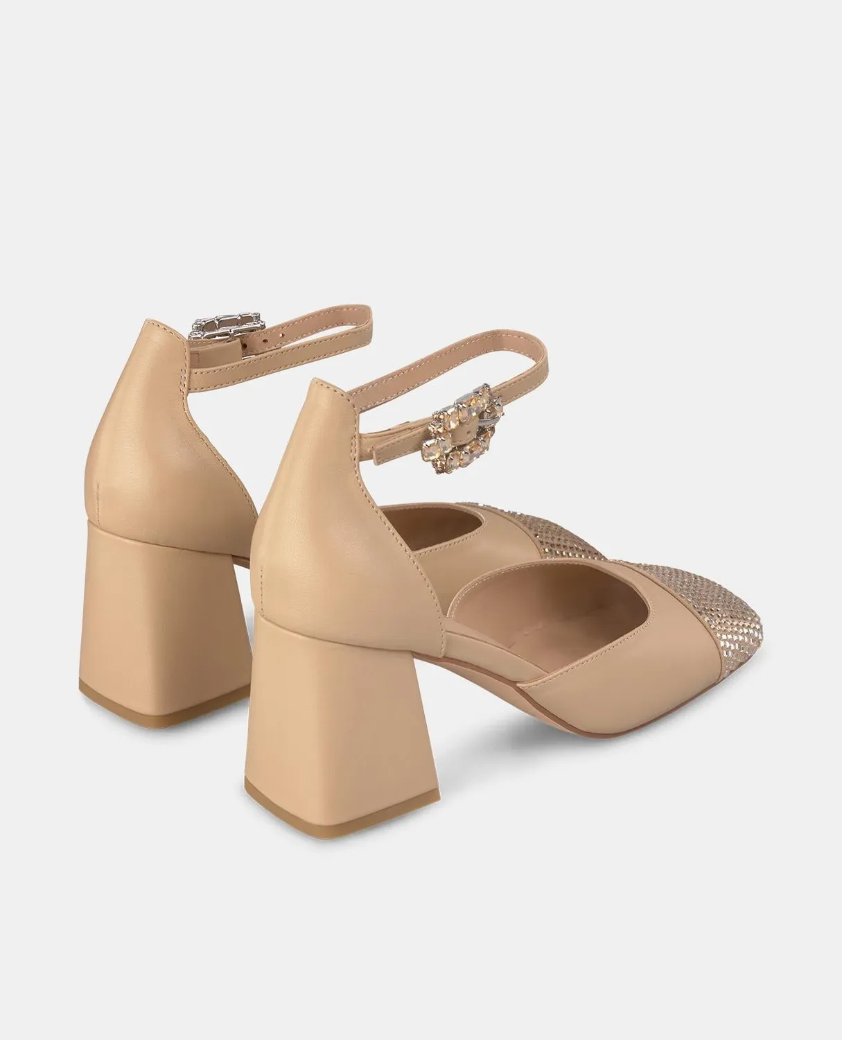 Alma en Pena V250555 escarpin cuir sable talon 7,5 cm