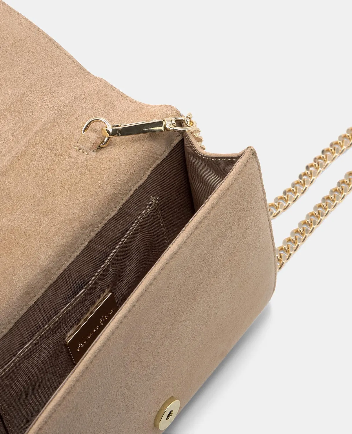 Alma en Pena V24B-019 sac bandoulière cuir sable chaîne
