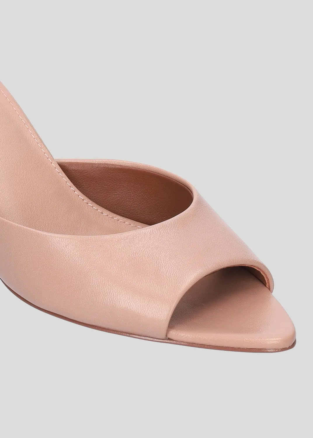Lola Cruz Amelia 65 mules nude talon 6,5 cm