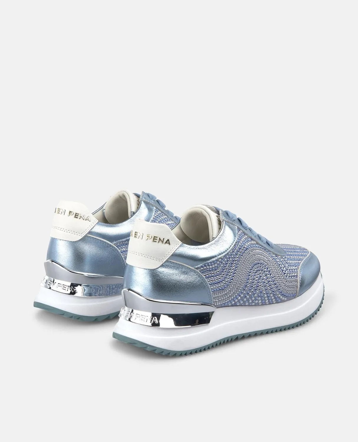 Alma en Pena V260350 sneakers plateforme bleu ciel