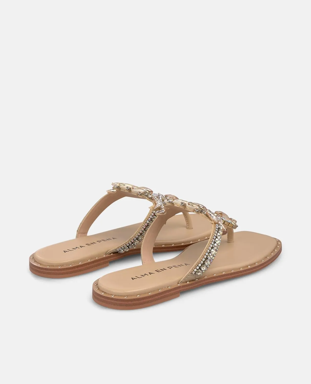 Alma en Pena V268205 sandales plates arena talon 1 cm