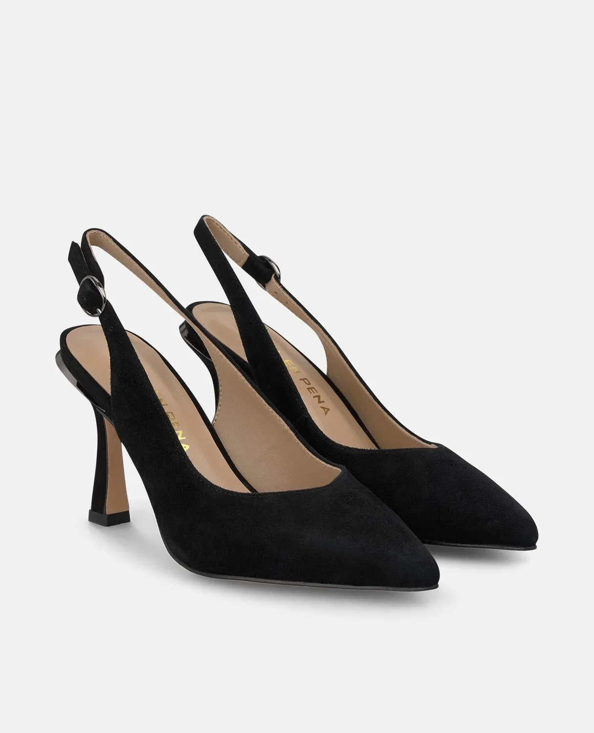 Alma en Pena I250390 escarpins slingback noirs talon 9 cm