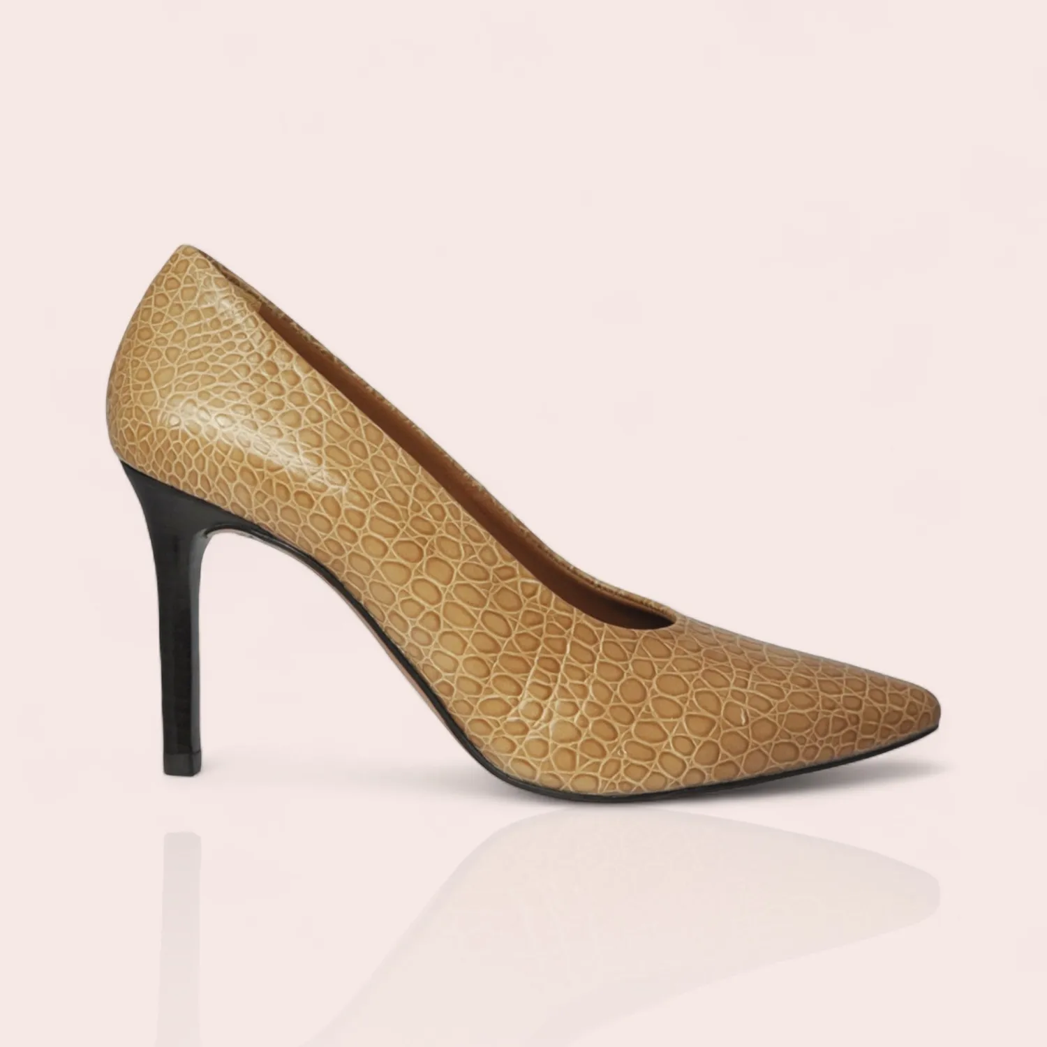 Karine Arabian Condorcet escarpin tweed noir talon 90 mm