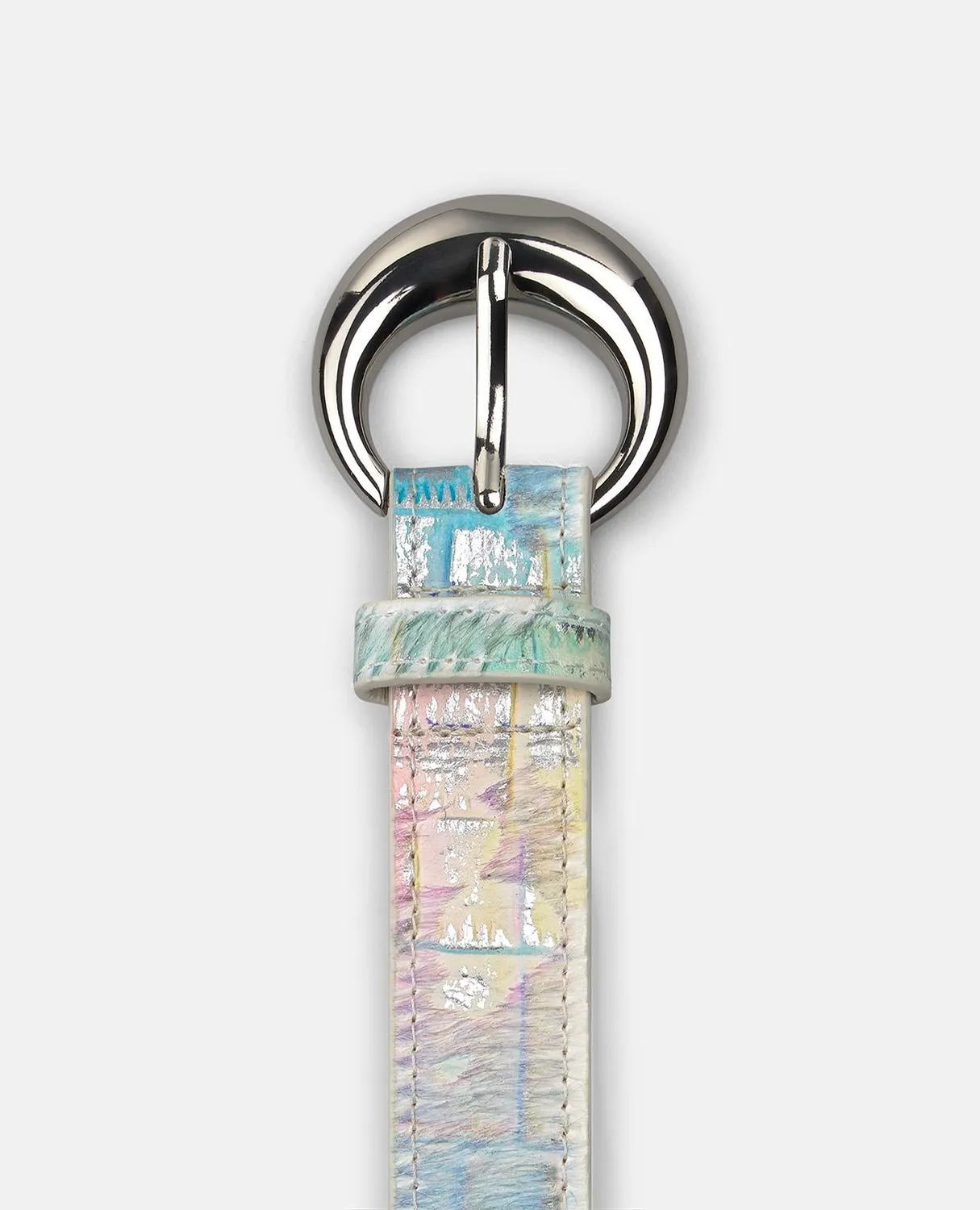 Alma en Pena V26CT019 ceinture cuir multicolore 3 cm