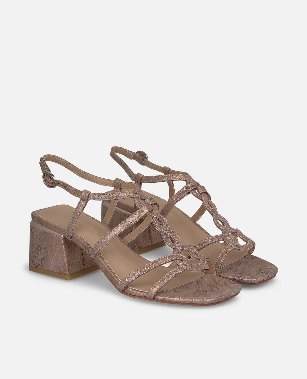 ALMA EN PENA V2650213 sandales talon rose 5,5 cm