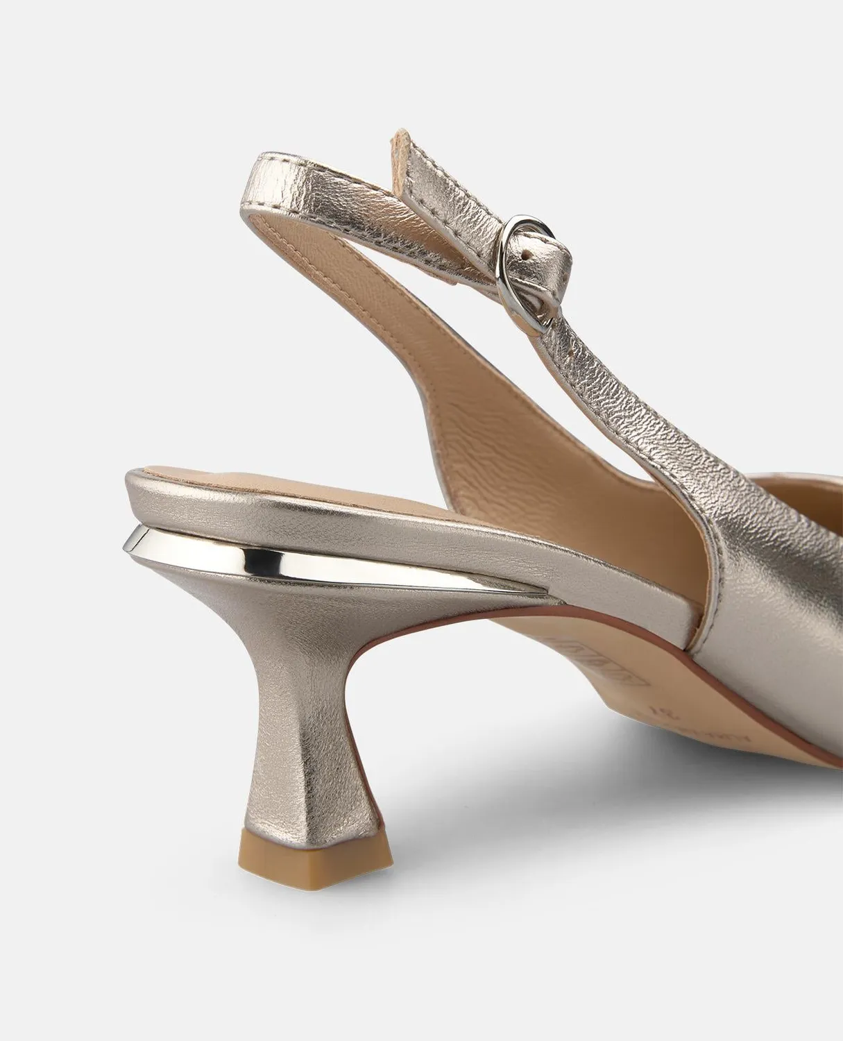 Alma en Pena V261850 escarpins slingback bronze talon 6 cm