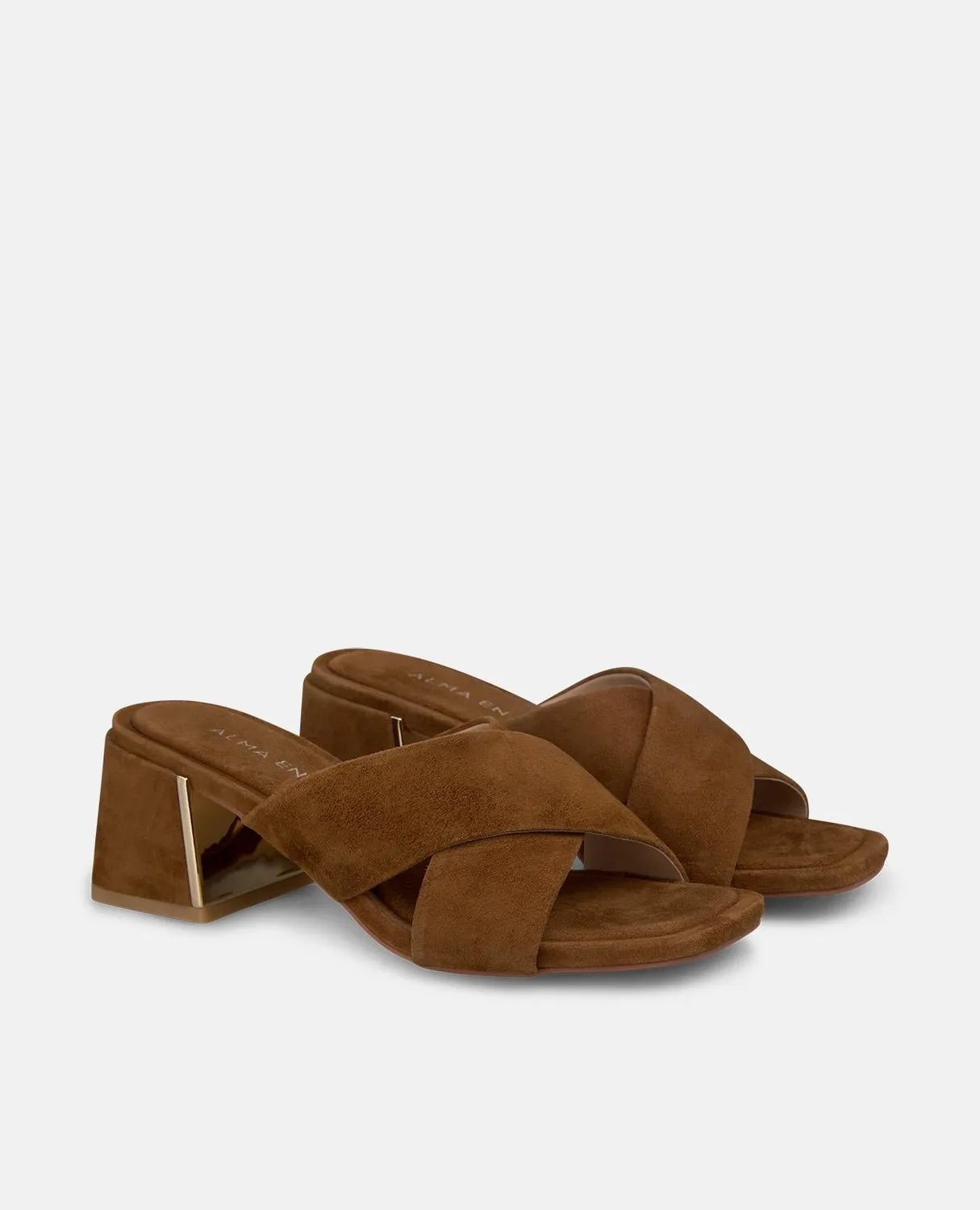 Alma en Pena V263104 sandales camel cuir talon 6 cm