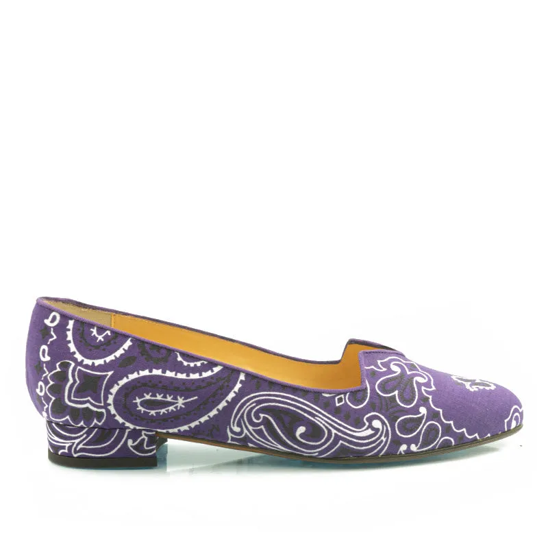 Bégum Paris Olympe ballerines tissu décolleté V