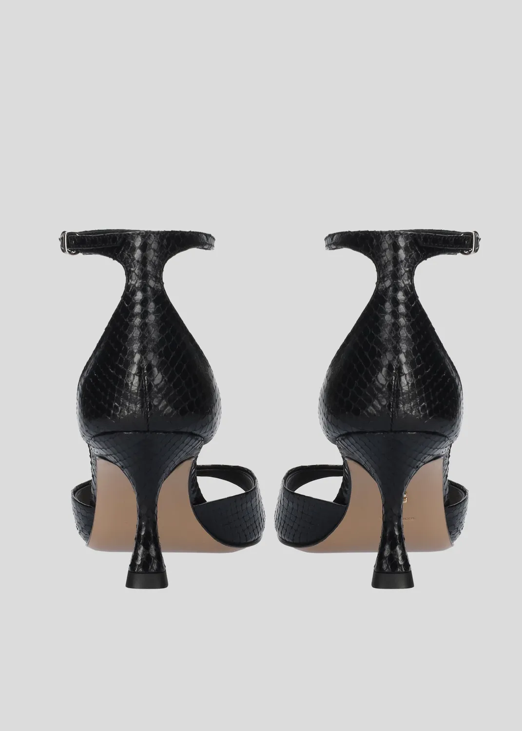 Lola Cruz Kumala 65 sandales à talon noir 6,5 cm