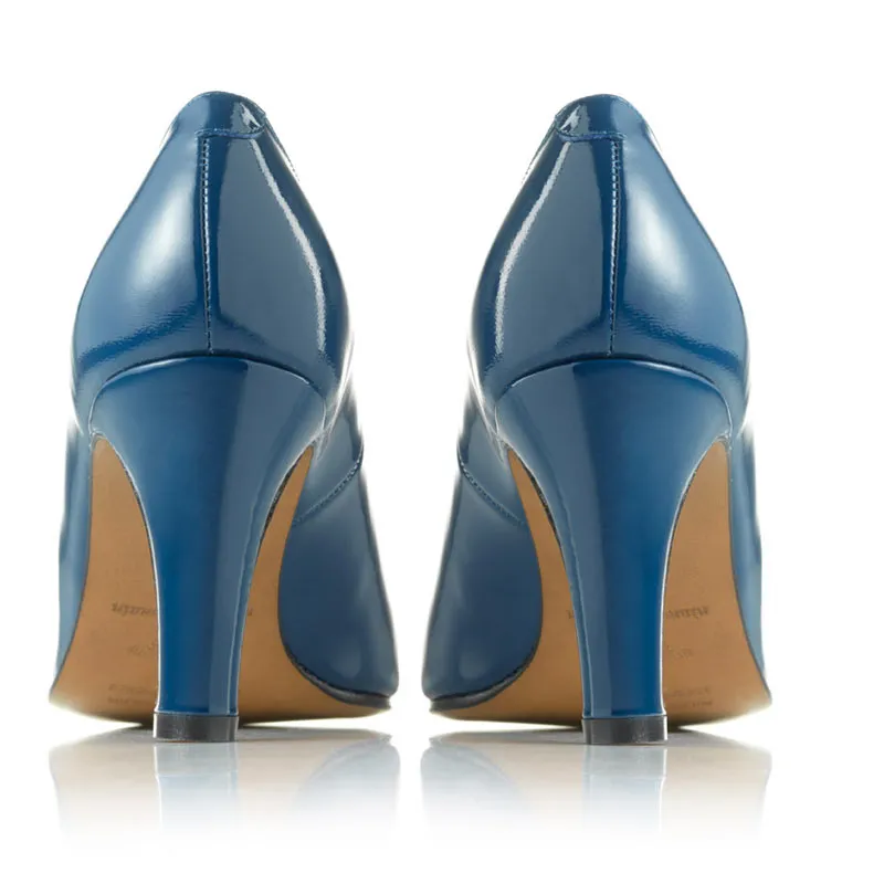 Bégum Paris Narcisse escarpins vernis petroleum