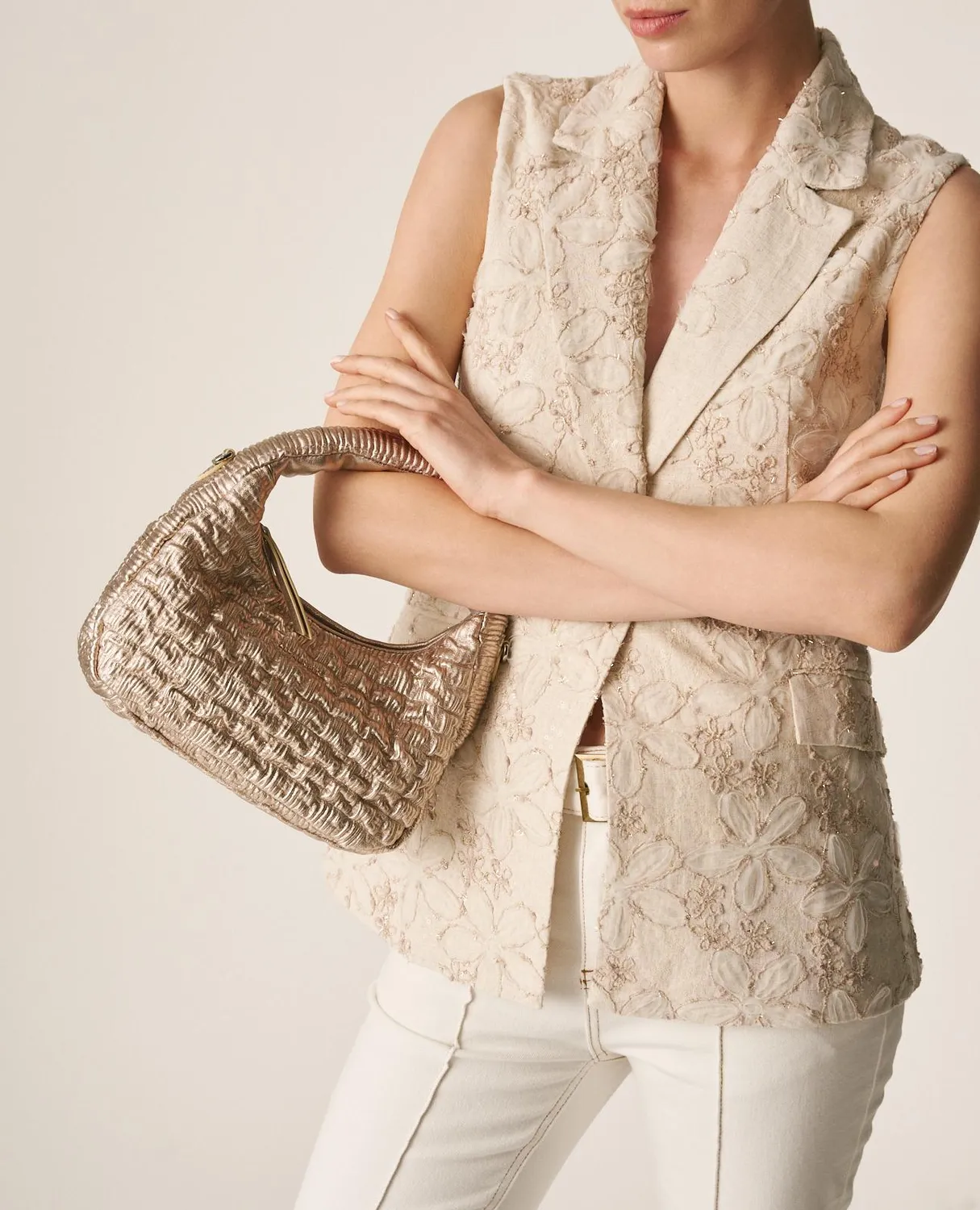 Alma en Pena V26BG024 sac bandoulière bronze cuir
