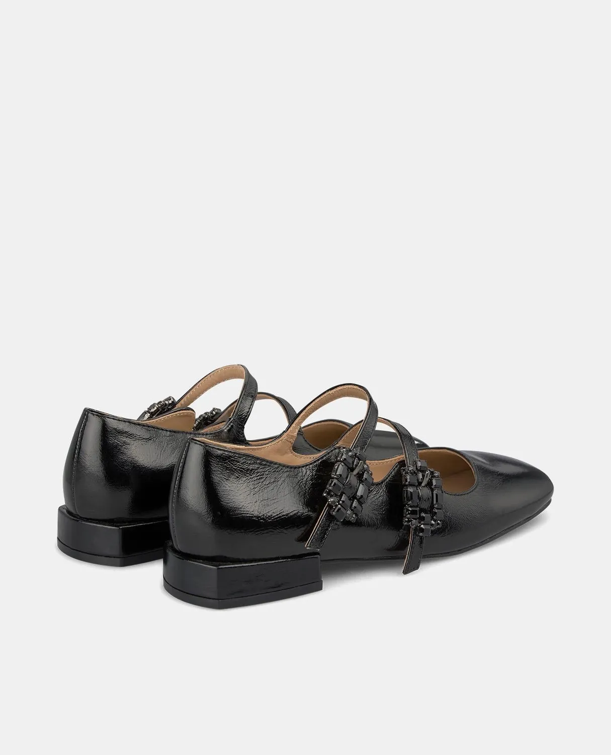 Alma en Pena I240151 ballerines vernis noir talon 2 cm