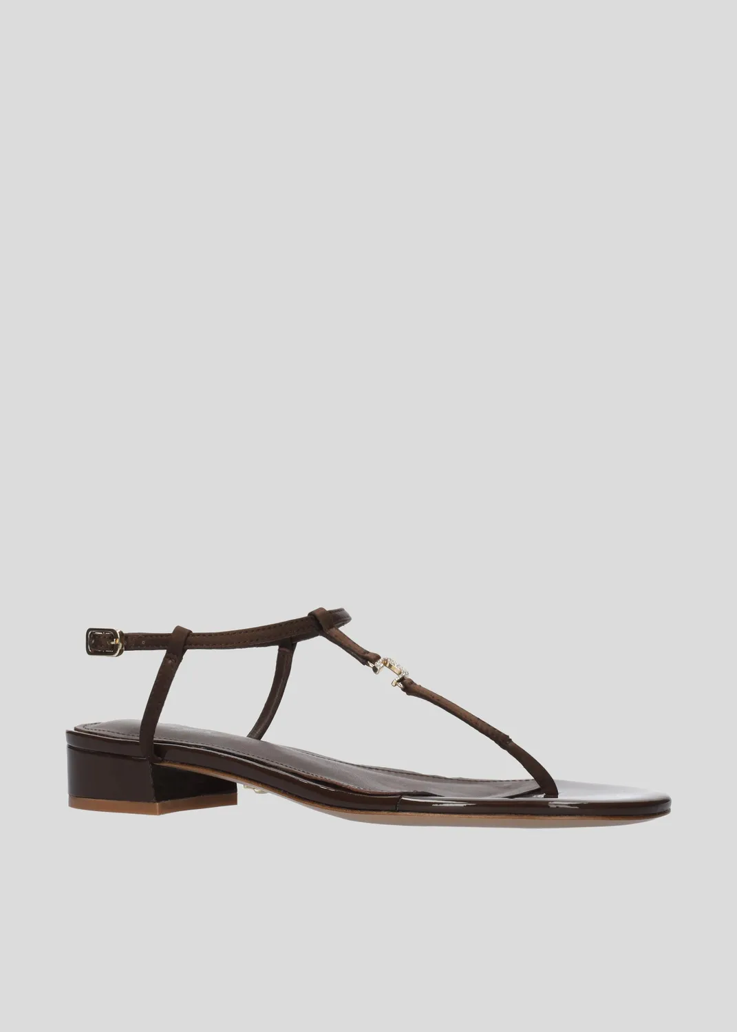 Lola Cruz June Flat sandales plates marron