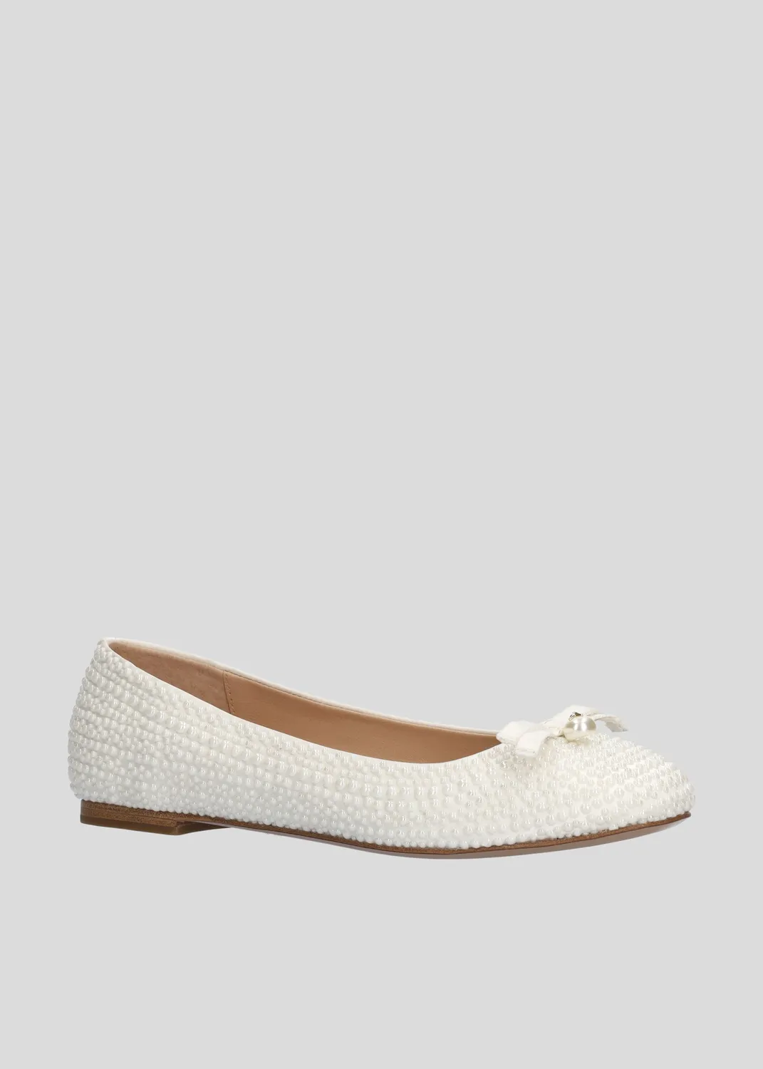 Lola Cruz Veronica ballerine blanche 35-42