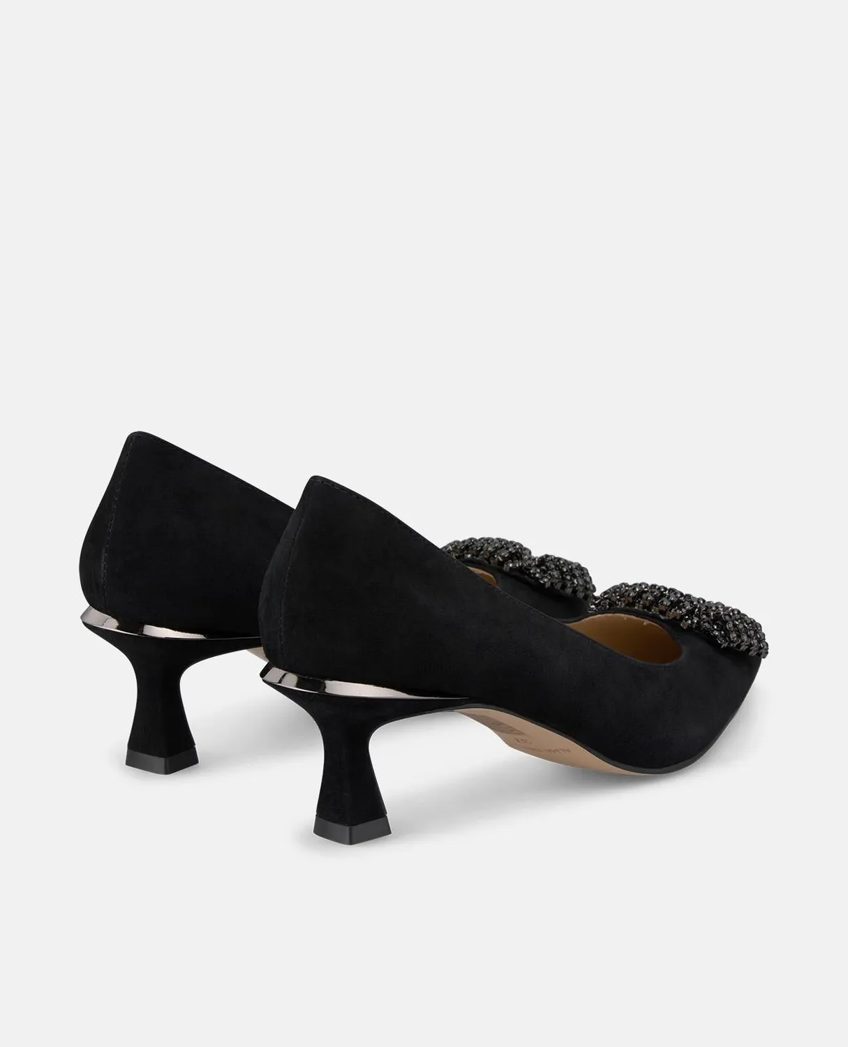 Alma en Pena I250510 escarpins noirs strass talon 6 cm