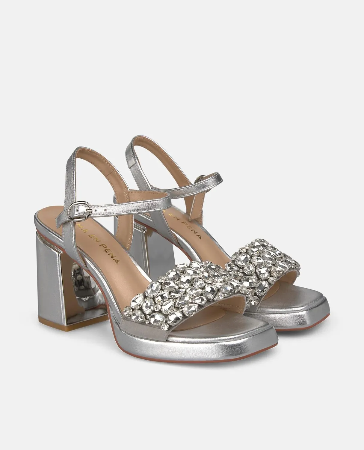Alma en Pena V262652 sandales talon argent 8,5 cm