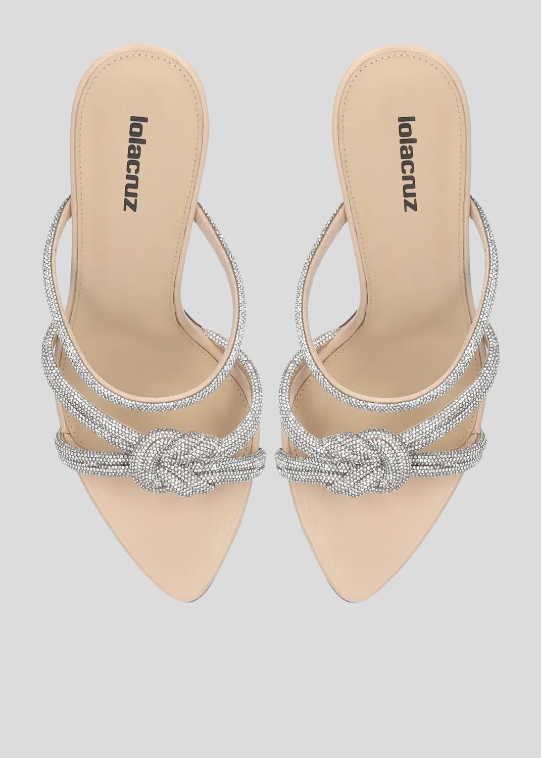 Lola Cruz Alice Mule 95 mules beige