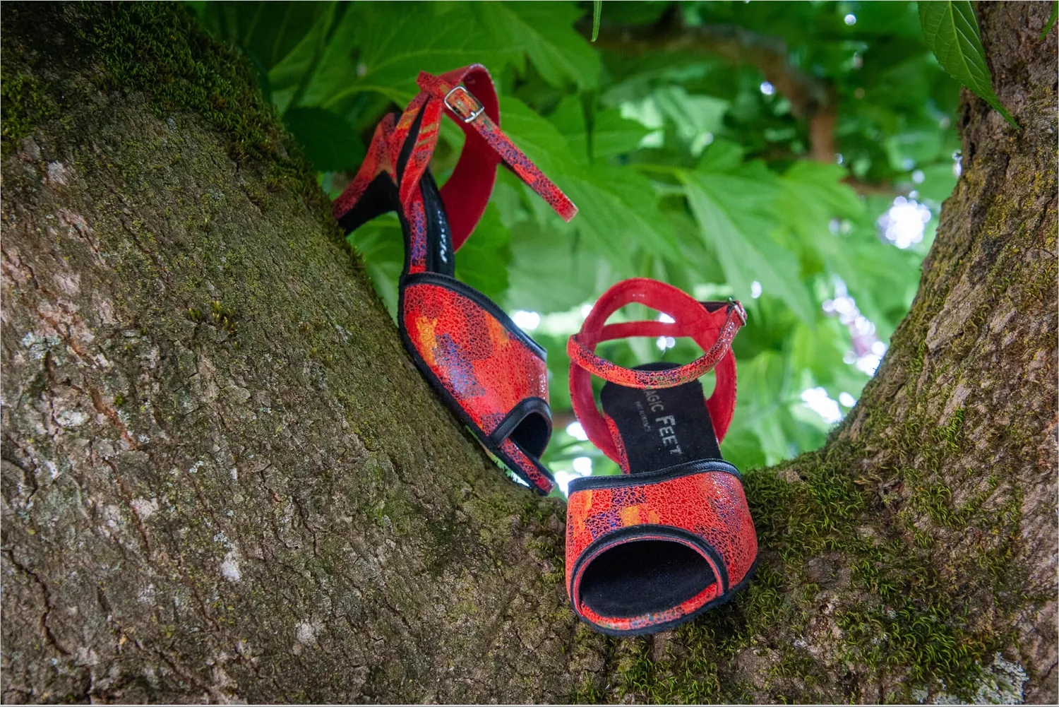 Magic Feet Tanguera chaussures danse latine cuir