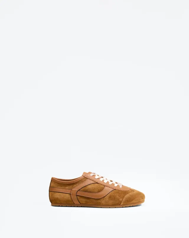 Mi/Mai Paola Brown baskets marron cuir
