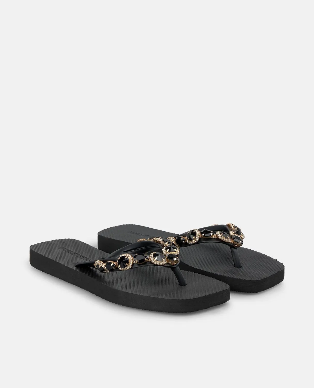 Alma en Pena V269009 tong plage noir synthétique semelle 2 cm