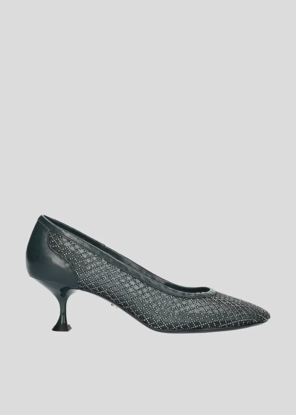 Lola Cruz Ruby Pump 55 escarpins vert royal talon 5,5 cm
