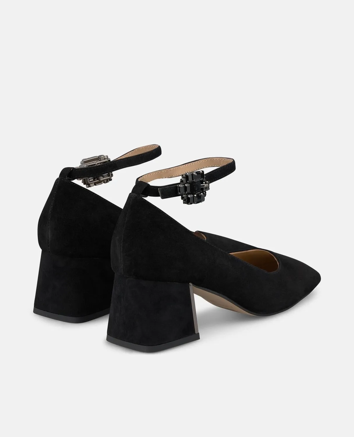 Alma en Pena I250320 escarpins noir daim talon 6 cm