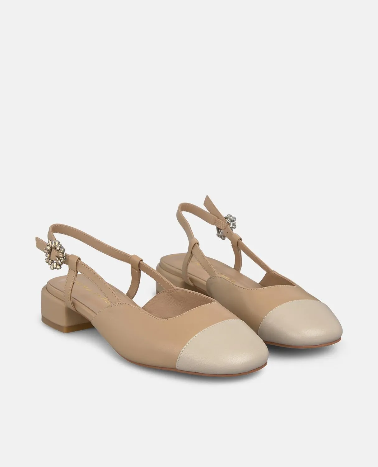 Alma en Pena V261180 chaussures sable talon 3 cm