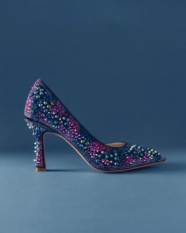 Alma en Pena I250414 escarpins talon fin 9 cm bleu
