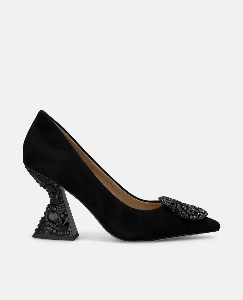 Alma en Pena I250422 escarpins noir daim 8 cm