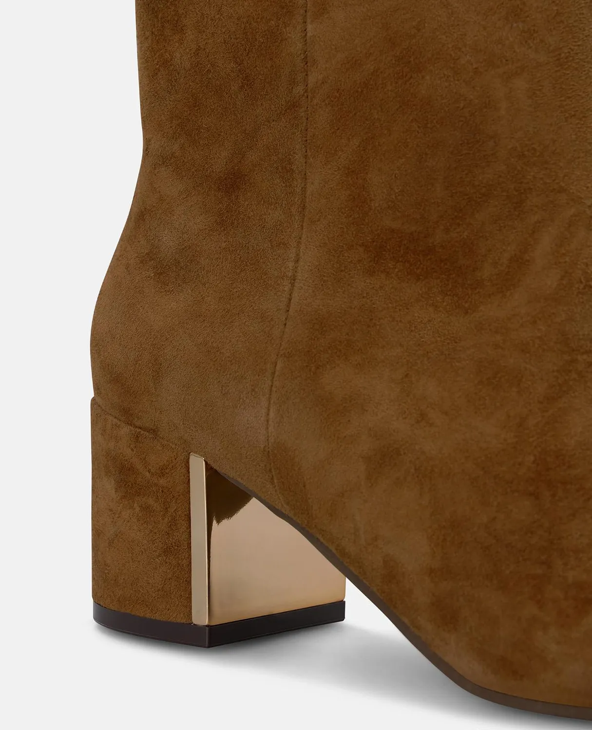 Alma en Pena I260491 bottes daim camel talon 5,5 cm