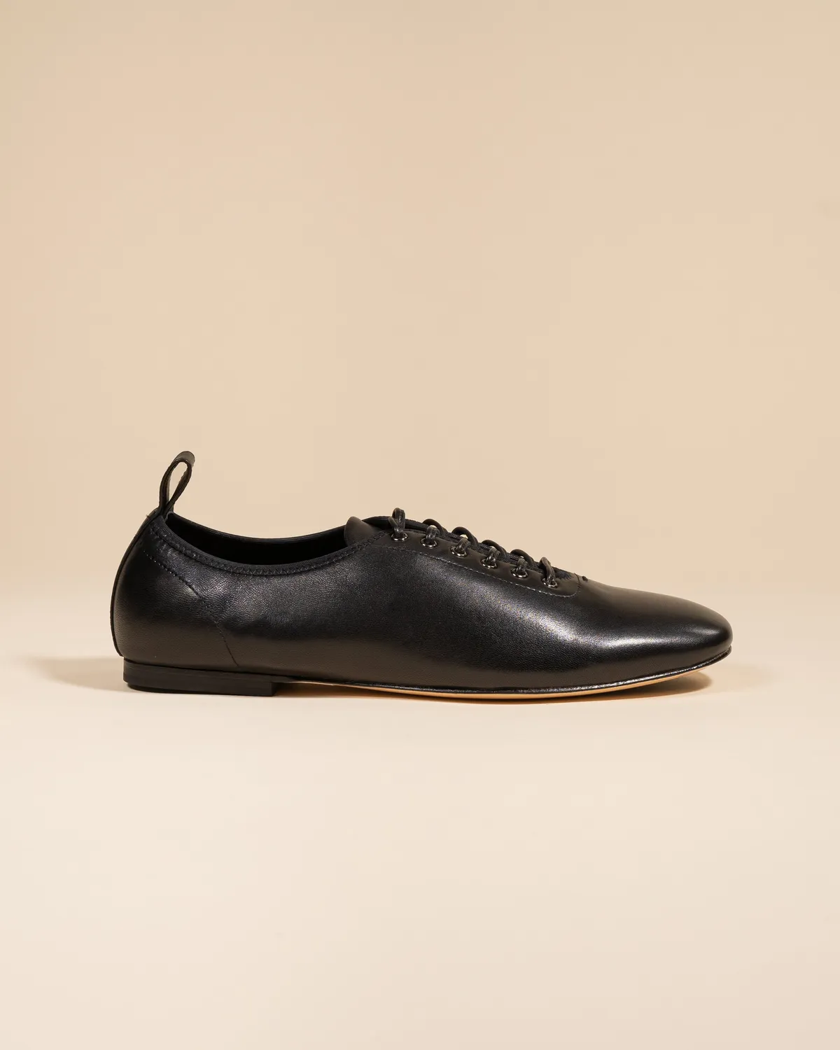 Mi/Mai Serge Black derby cuir noir souple