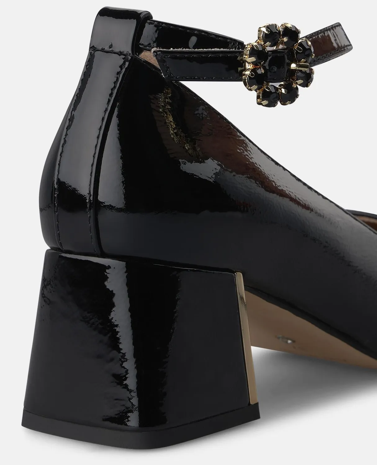 Alma en Pena I260154 escarpins vernis noirs 5,5 cm