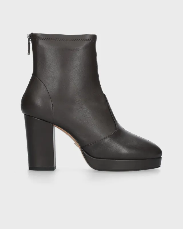Lola Cruz Mina bottines marron cuir pointure exacte