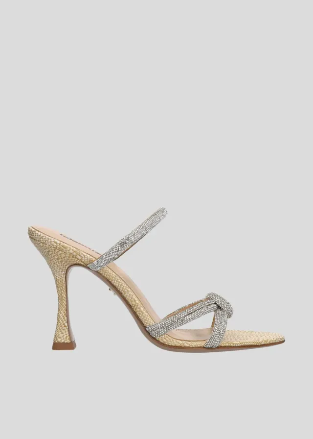 Lola Cruz Alice mule naturelle